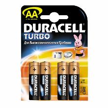 ЭЛЕМЕНТ ПИТАНИЯ AA/R6 durasell TURBO 4ШТ