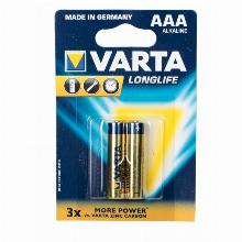 ЭЛЕМЕНТ ПИТАНИЯ ААA/R03 varta LONGLIFE EXTRA 2ШТ