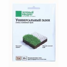 ГАЗОННАЯ СМЕСЬ ЗЕЛЕНЫЙ КВАДРАТ УНИВЕРСАЛЬНЫ 1,0 КГ зеленый ковер