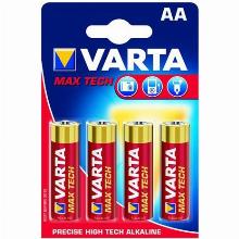 ЭЛЕМЕНТ ПИТАНИЯ AA/R6 varta MAX TECH 4ШТ