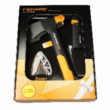 НАБОР ИНСТРУМЕНТА ТОПОР НОЖ ТОЧИЛКА fiskars 129010F