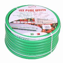 ШЛАНГ ПОЛИВОЧНЫЙ ПВХ АРМИРОВАННЫЙ 3-Х СЛОЙНЫЙ LUX PURE WHITE D 1/2 » L 25М gf