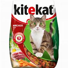 КОРМ ДЛЯ КОШЕК kitekat МЯСНОЙ ПИР 800 Г