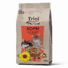 КОРМ ДЛЯ ГРЫЗУНОВ triol МЫШЕЙ И КРЫС 450 Г