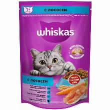 КОРМ ДЛЯ КОШЕК whiskas ПОДУШЕЧКИ ПАШТЕТ ЛОСОСЬ  350 Г